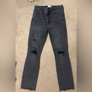 Show me your mumu washed black denim